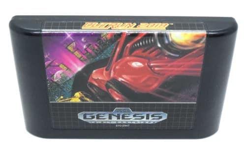 OutRun 2019 (Sega Genesis, 1993) 16 Bit Cartridge Only Tested - Clean Good Label