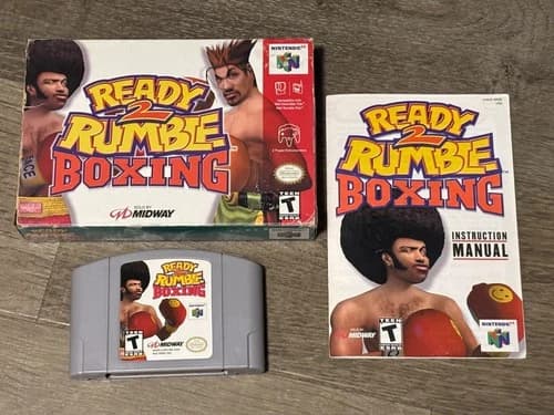 Ready 2 Rumble Boxing Nintendo 64 N64 Complete CIB Authentic Good Shape