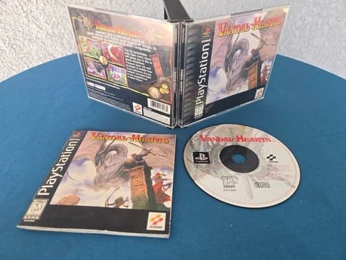 Vandal Hearts (Sony PlayStation 1, 1997) Complete PS1 CIB