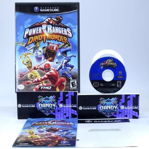 Power Rangers Dino Thunder GC CIB W/ Manual - GameCube