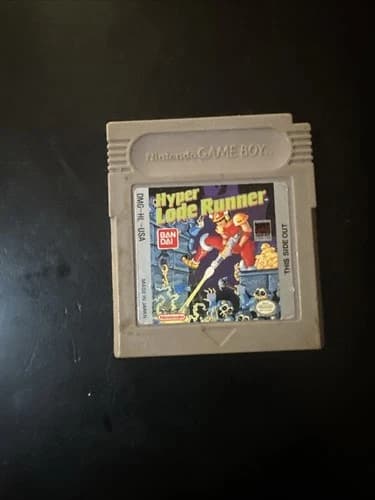 Hyper Lode Runner (Nintendo Game Boy, 1989) Cartridge Authentic Tested Works.