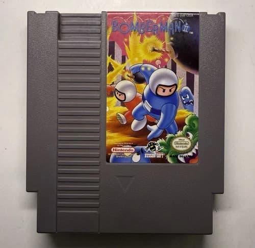 Bomberman II 2 Nintendo NES Authentic Cleaned And Tested Excellent Condition