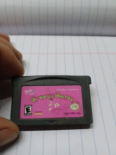 Barbie Groovy Games Nintendo Gameboy Advance GBA -Tested - Authentic Cart
