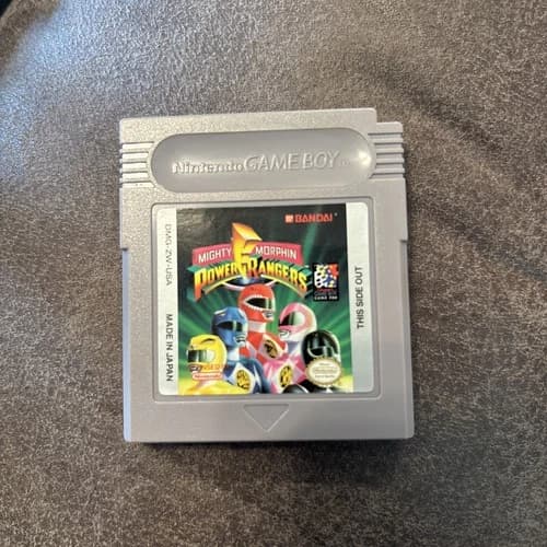 Mighty Morphin Power Rangers (Nintendo Game Boy, 1994) Authentic