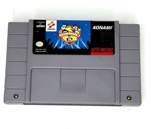 Animaniacs SNES Super Nintendo Video Game Cartridge Only TESTED