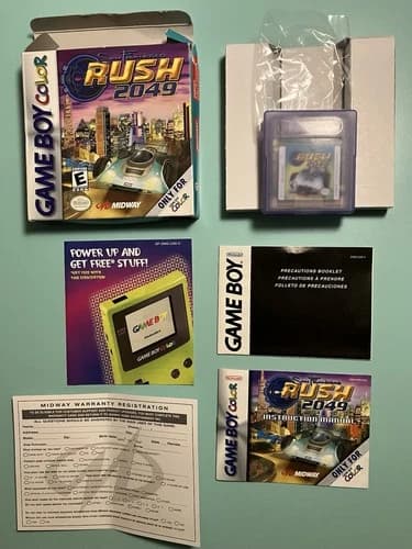 San Francisco Rush 2049 (1999) for Nintendo Game Boy Color - Complete In Box
