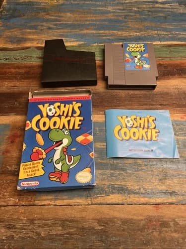 Yoshi's Cookie (Nintendo Entertainment System NES) Complete - Tested - Authentic