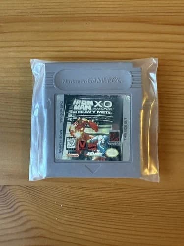 Iron Man and X-O Manowar in Heavy Metal Nintendo GameBoy Authentic Tested Game