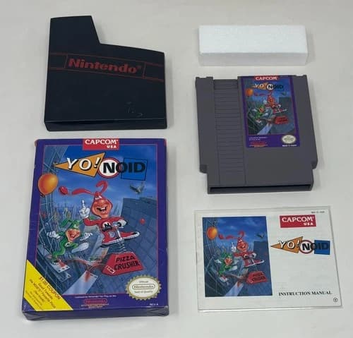 NES Nintendo - Yo! Noid - CIB Complete in Box w/ Manual - Tested (Capcom, 1990)