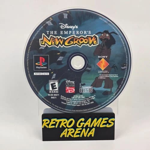 The Emperor's New Groove (PlayStation 1 PS1) Disc