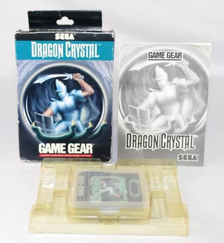 Dragon Crystal Sega Game Gear Complete CIB Authentic! Good Condition! Rare!