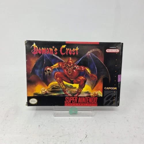 Demon's Crest (Super Nintendo SNES, 1994) Complete CIB
