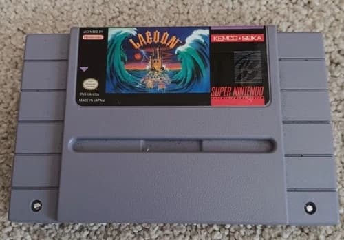 Lagoon (Super Nintendo, SNES 1991) Cart Only - Tested Works