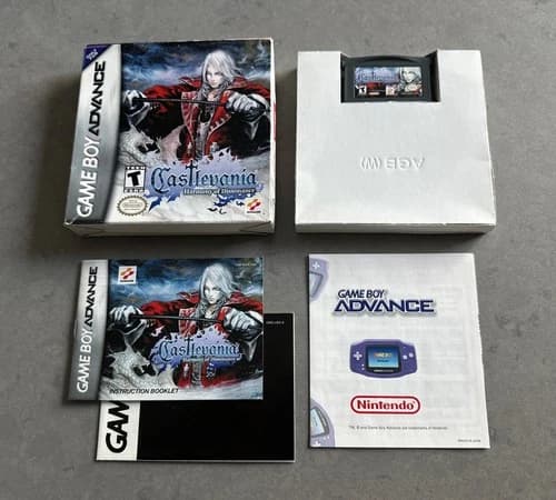 Castlevania: Harmony of Dissonance Nintendo Game Boy Advance GBA CIB Nice!