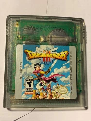 Dragon Warrior III (Nintendo Game Boy Color, 2001) Authentic