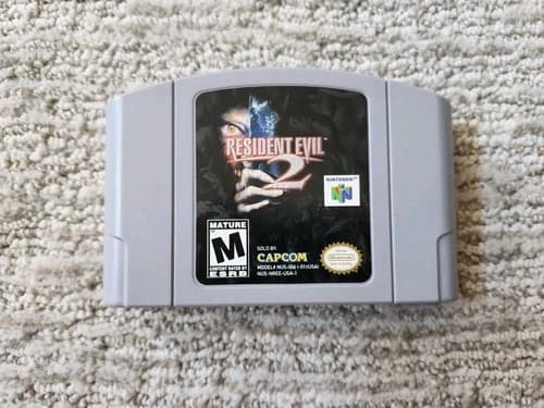 Resident Evil 2 Nintendo 64 N64 Tested & Authentic, Nice Shape, Ships TODAY!