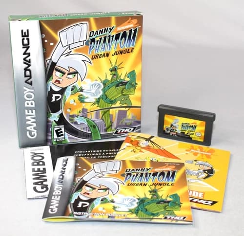 Danny Phantom: Urban Jungle GBA Complete CIB! Great Condition w/ Rare Insert!