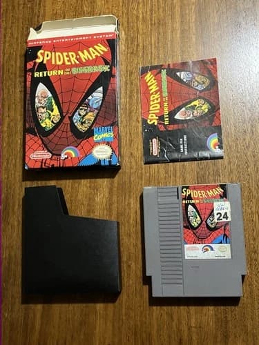 Spider Man Return Of The Sinister Six Nes CIB With Manual Nintendo