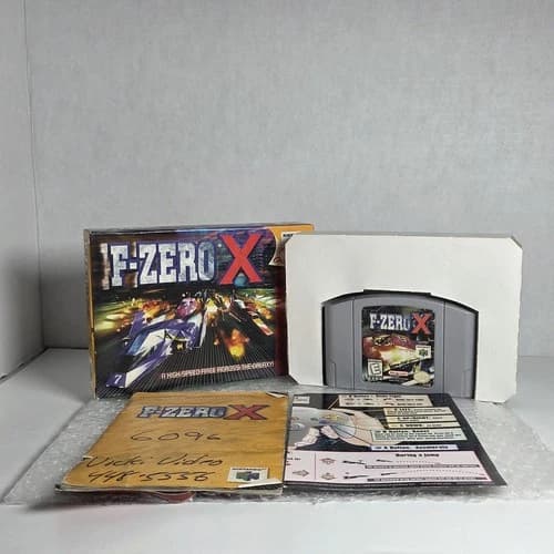 F-Zero X Nintendo 64 N64 1998 Complete In Box CIB Tested Case Captain Falcon OEM