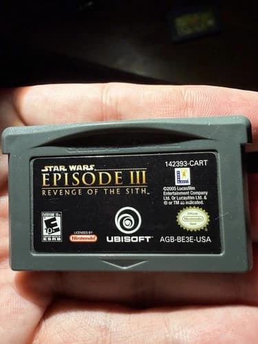 Star Wars Episode III Revenge of the Sith Gameboy Advance (GBA) Tested