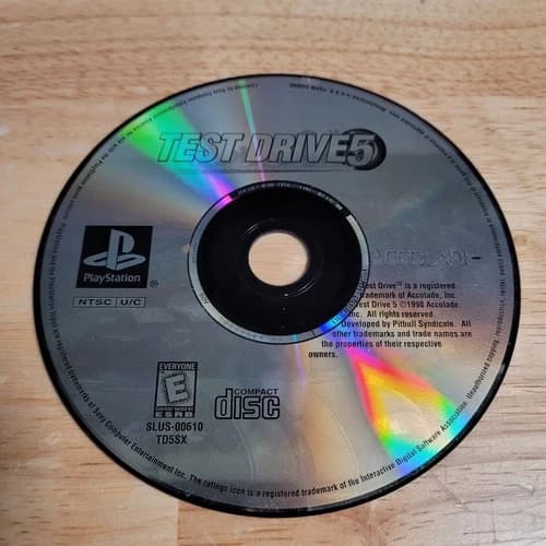 Test Drive 5 PS1 Sony PlayStation 1, 1998 Disc Only - Tested