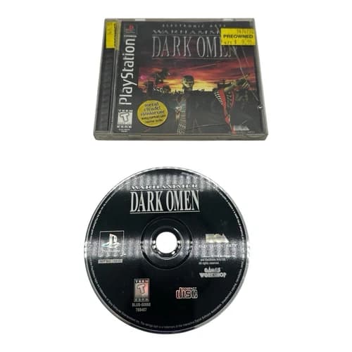 Warhammer: Dark Omen (PlayStation 1 PS1) Black Label Complete - Authentic