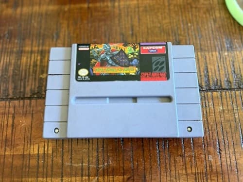 Super Ghouls 'n Ghosts - Super Nintendo SNES - Tested Working