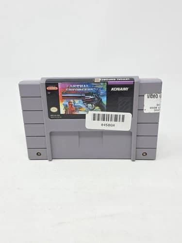 Lethal Enforcers Super Nintendo SNES Authentic Cartridge Only