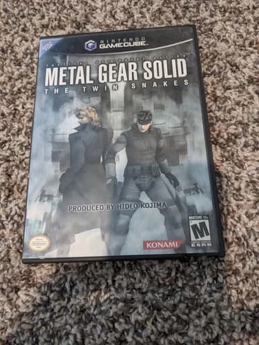 Metal Gear Solid-Twin Snakes (Nintendo Gamecube, 2004) COMPLETE! Tested Working!
