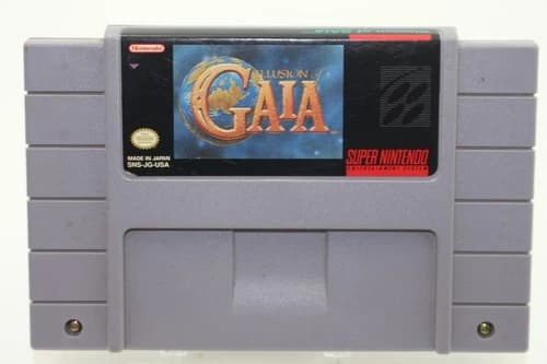 Super Nintendo SNES Illusion of Gaia Game 1994 Authentic Tested, Saves