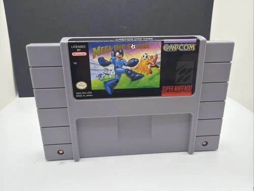 Mega Man Soccer (Super Nintendo SNES) Tested - Authentic