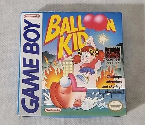 Balloon Kid (Nintendo Game Boy, 1990 – Complete in Box (CIB)