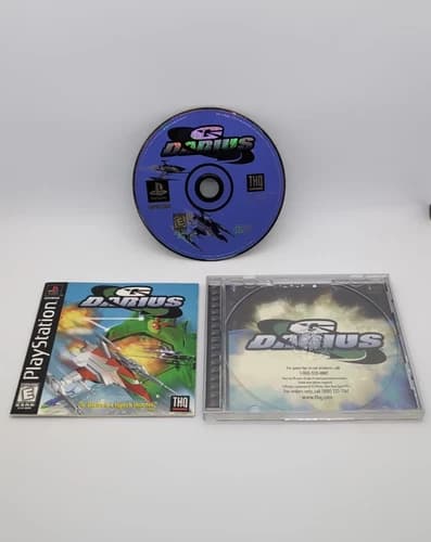 G. Darius PlayStation 1 Complete Case Manual Registration Card PS1 CIB