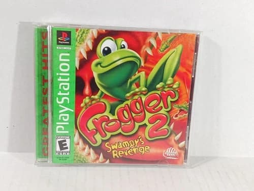 Frogger 2 - Sony PlayStation 1 PS1 Greatest Hits Green Label Tested Working