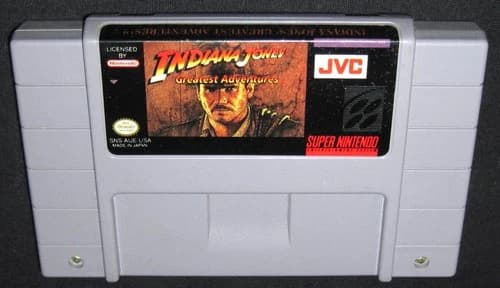 Indiana Jones' Greatest Adventures (Super Nintendo SNES, 1994) Authentic