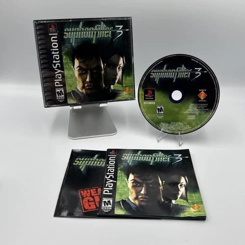 Syphon Filter 3 (Sony, PlayStation 1, PS1, 2001) Black Label CIB TESTED Game