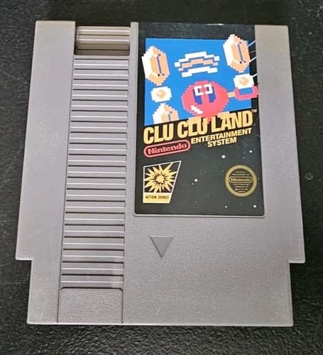 Clu Clu Land - Nintendo Entertainment System (NES) Game Cartridge
