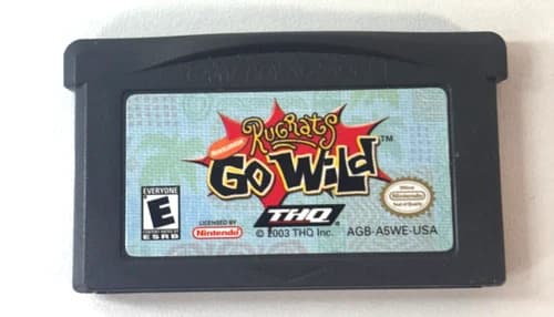 Rugrats Go Wild (Nintendo Game Boy Advance GBA) Original Game AGB-A5WE-USA