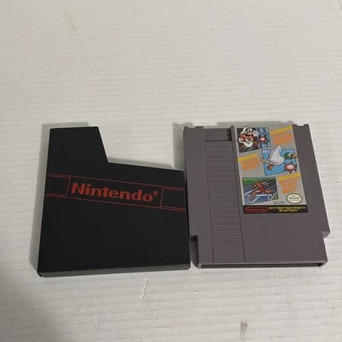 Super Mario Bros Duck Hunt World Class Track Meet Authentic, Tested - NES