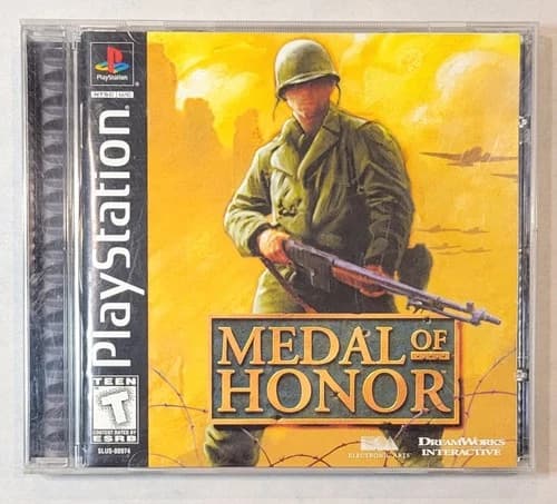 1999 Medal of Honor Sony PlayStation PS1 Video Game Complete w/ Manual CIB