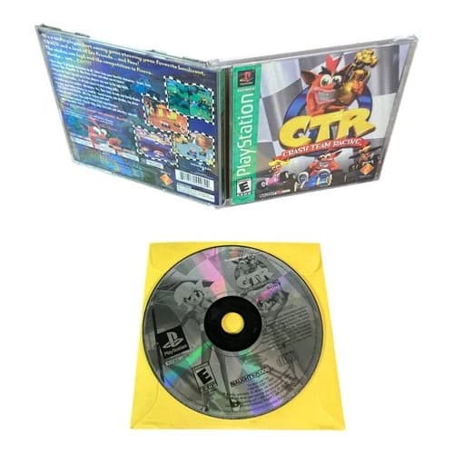 Sony PlayStation 1 PS1 CIB COMPLETE TESTED CTR Crash Team Racing GH CF S