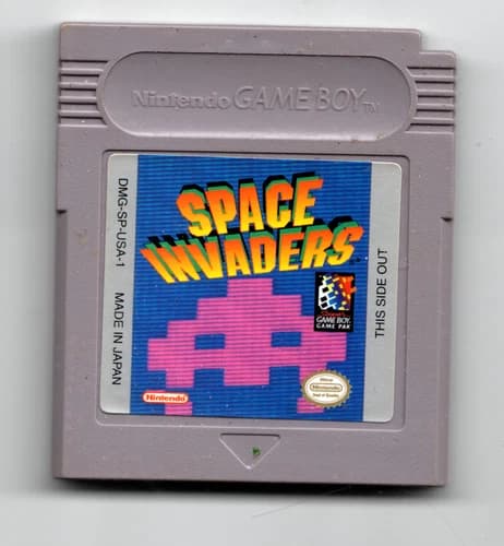 Space Invaders - Nintendo Game Boy - Authentic Cartridge - Tested !
