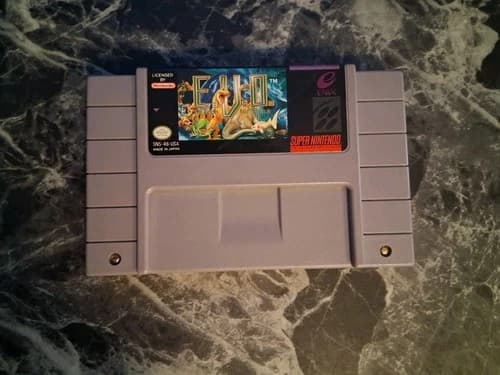 E.V.O. The Search for Eden SNES Authentic Tested Contacts Cleaned