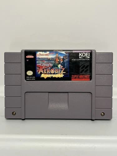 Aerobiz Supersonic (Super Nintendo SNES) Authentic & Tested