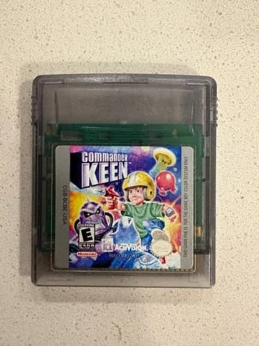 Commander Keen - Nintendo Game Boy Color GBC - Authentic Game Only GOOD