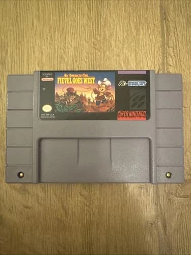 An American Tail Fievel Goes West Super Nintendo SNES Cart Only Authentic RARE