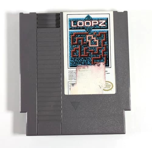 Loopz (Nintendo Entertainment System, 1990) NES - Authentic Tested & Working