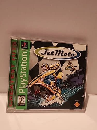 Jet Moto PS1 PlayStation 1 Greatest Hits - Complete CIB