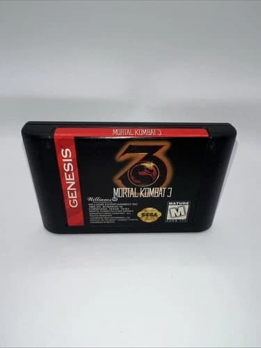 Mortal Kombat 3 Sega Genesis 1995 Video Game Cartridge