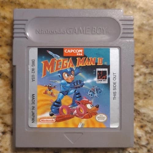Capcom Mega Man II Nintendo Game Boy Cartridge NTSC-U/C Mega Man Series